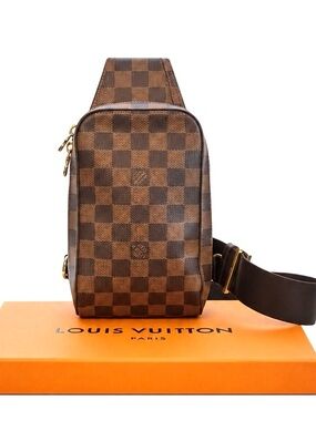 Louis Vuitton LV Damier Ebene Slingbag / Bumbag W/ Box